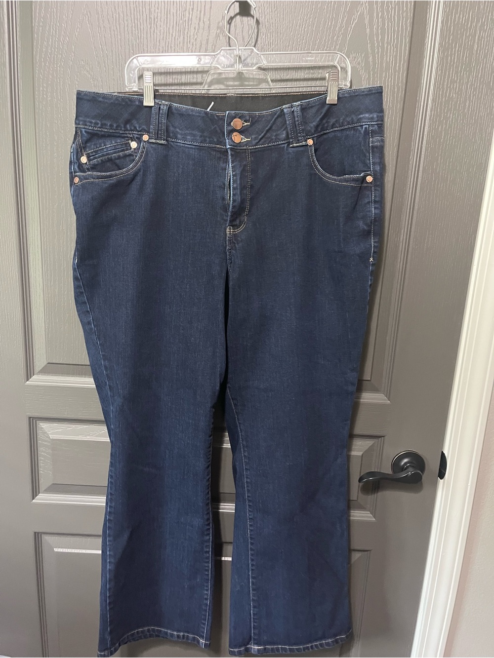 Lane Bryant Dark Blue Bootcut Jeans